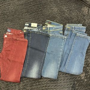 Girls Jeans LOT Of 4 Size 8